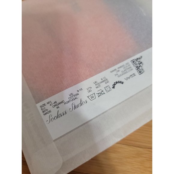 Socksss X Wary Meyers Organic Cotton Striped Calf Unisex Socks - Picture 3 of 3